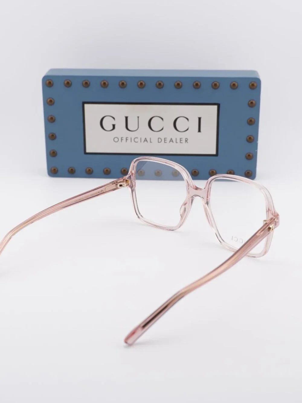 Gucci GG1994O 003 Square Eyeglasses 53mm - Crystal Pink